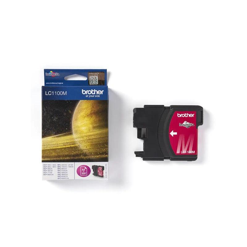 Brother Ink LC1100M / LC-1100M Magenta - Billede 2
