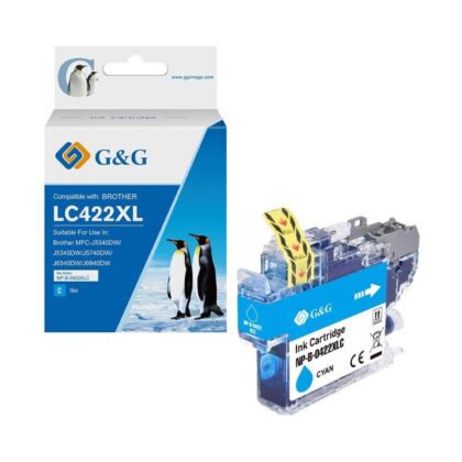 Brother LC422XL C blæk CMYK