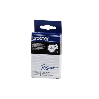 Brother Ribbon TC201 / TC-201 Black on White