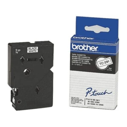 Brother Ribbon TC291 / TC-291 Black on White