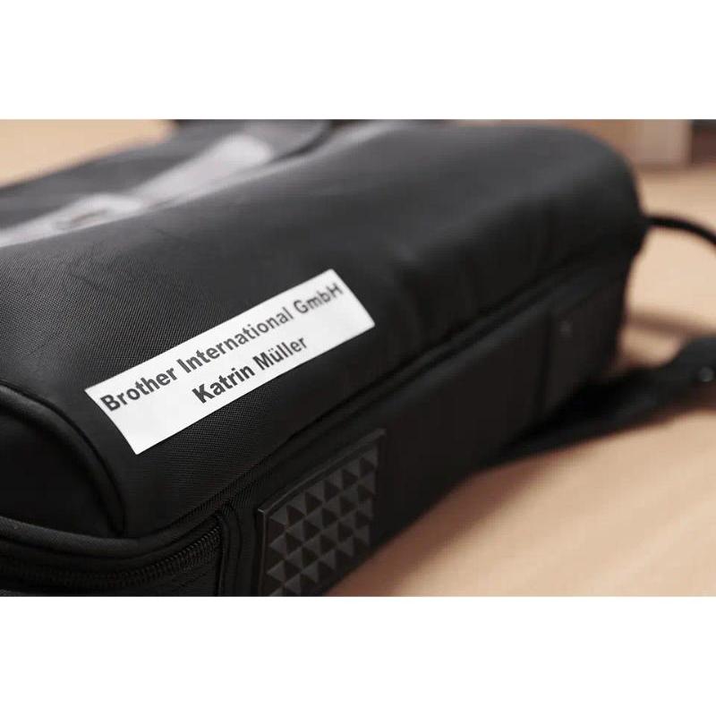Brother Ribbon TZEM951 / TZE-M951 Black on Silver - Billede 3