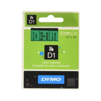 Dymo Ribbon S0720590 / 45019 Black on Green