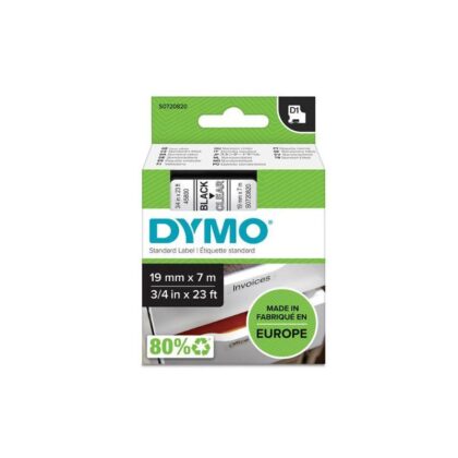 Dymo Ribbon S0720820 / 45800 Black on transparent