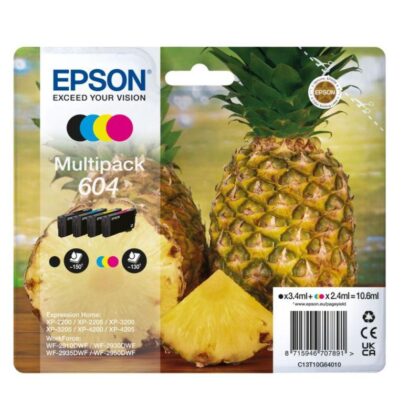 Epson Ink C13T10G64010 / T10G64 Multipack BK,C,M,Y