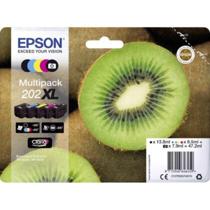 Epson Ink C13T02G74010 / 202XL XL BK,PBK,C,M,Y