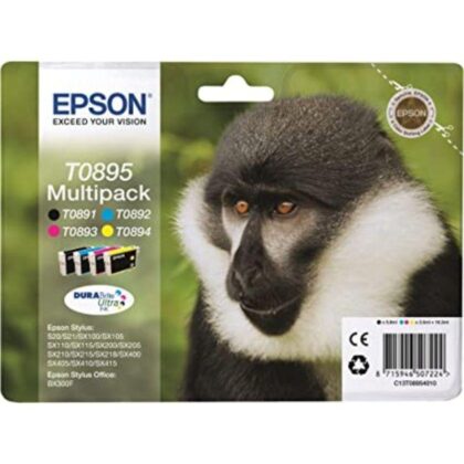 Epson Ink C13T08954010 / T0895 Multipack BK,C,M,Y