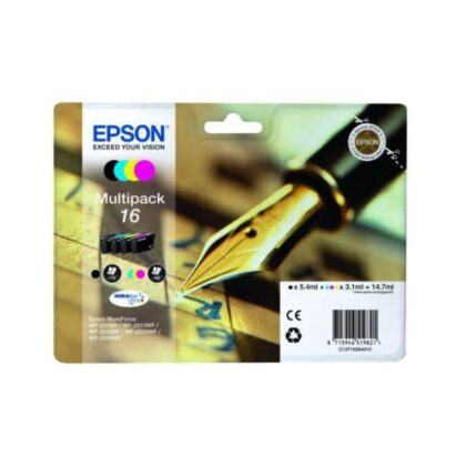 Epson Ink C13T16264012 / 16 Multipack BK,C,M,Y