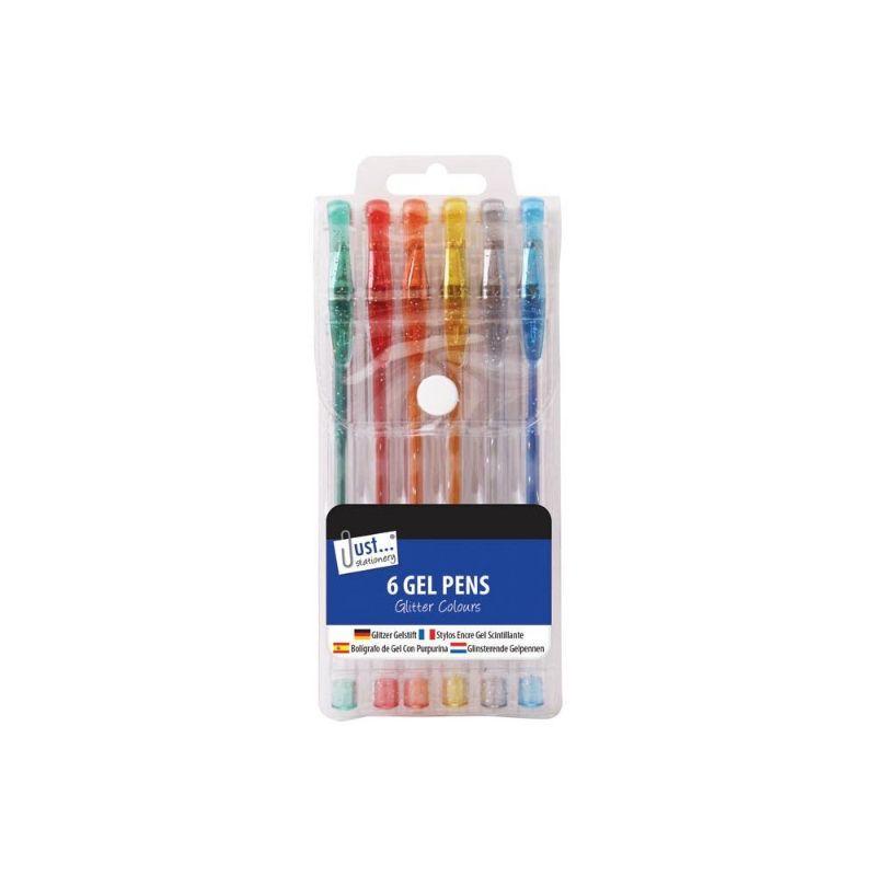 Glitter Gel penne i 6* pakning - Billede 2