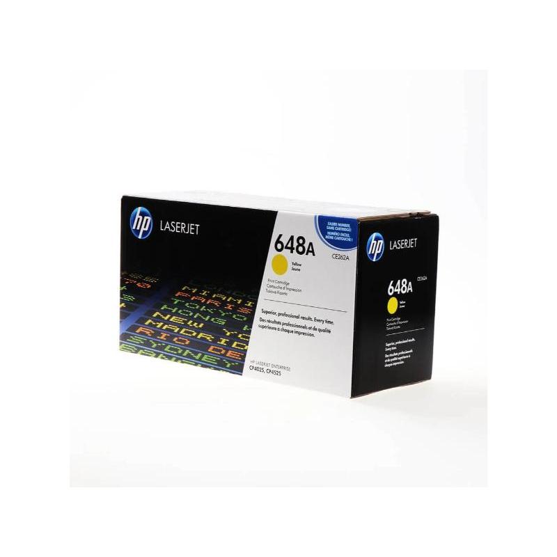 HP Toner CE262A / 648A Yellow - Billede 2