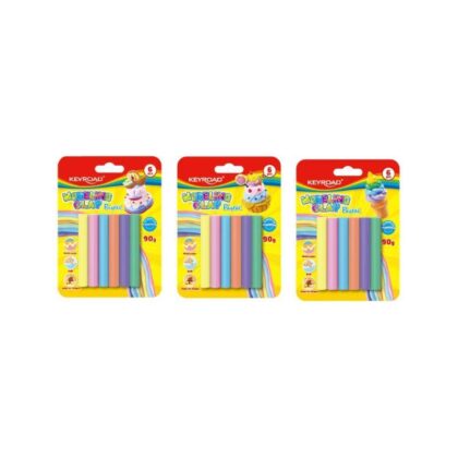 Modelervoks 90g 6 farver Neon