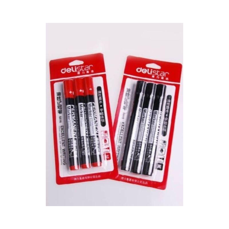 Tuscher sorte og røde 1.5mm spids - Billede 2