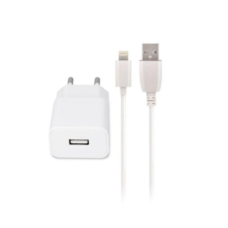 maXlife 220V lader Lightning Hvid 2.1A