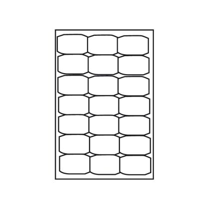 Kopi & Laseretiket 635x381mm 100 Pakk