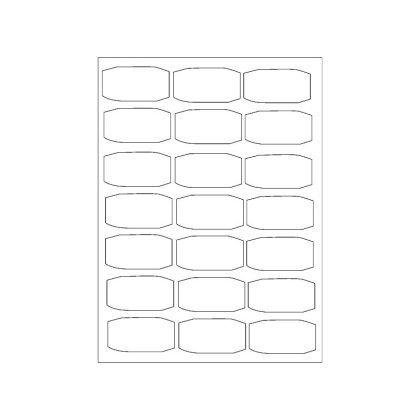 Kopi & Laseretiket 635x381mm 25 Pakk