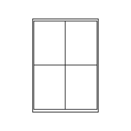 Kopierings & Laseretikett 991x139mm 100 Pack