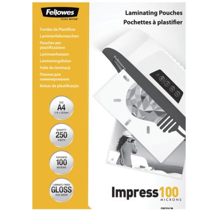 Lamineringslommer A4 250 x 100 Micron Blank