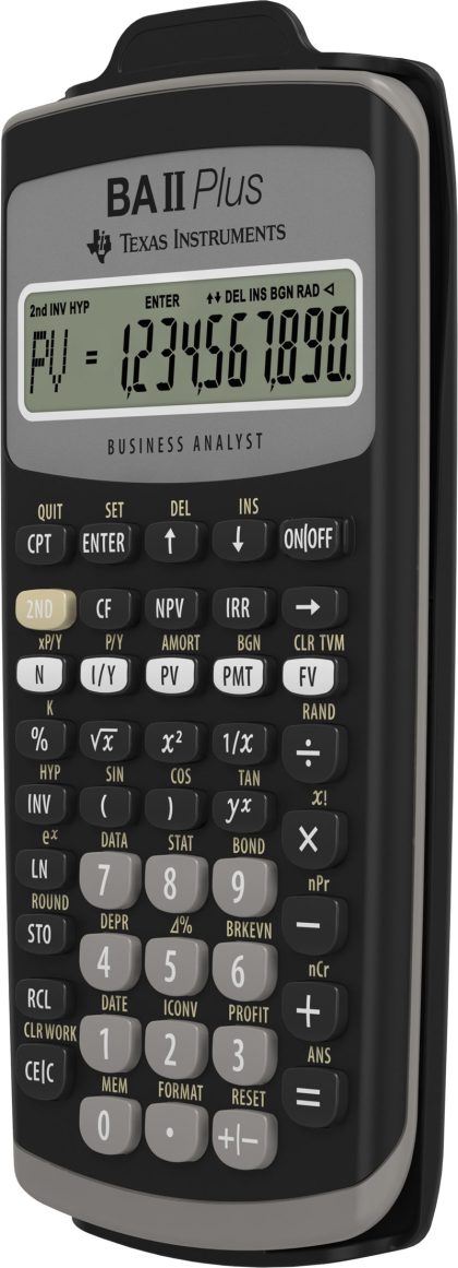 TI-BA II Plus Financial Calculator