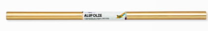 Aluminiumsfolie Dobbeltsidet 50x78cm Lamineret papir Guld/Guld 20 stk