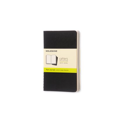 Cahier Journal Blank Pocket Sort 3-Pak