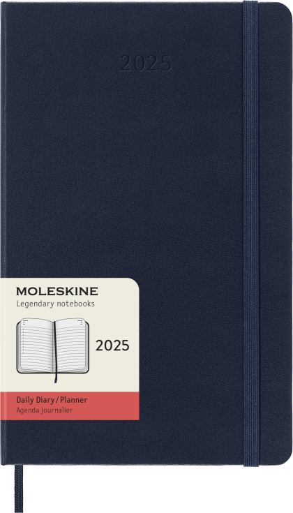 Classic Hard 12M Daily Large Sapphire Blue 2025