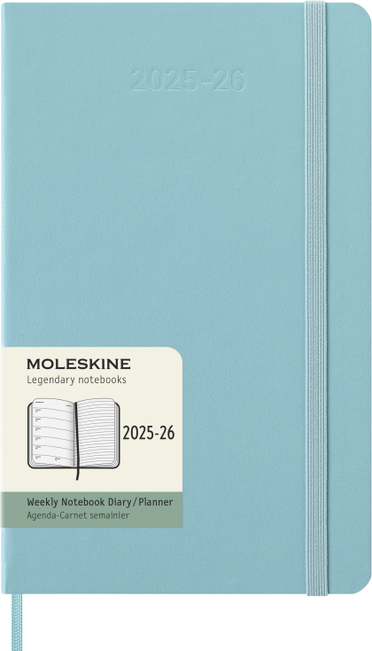 Classic Hard 18M 25/26 WeekNote Large Aquamarine