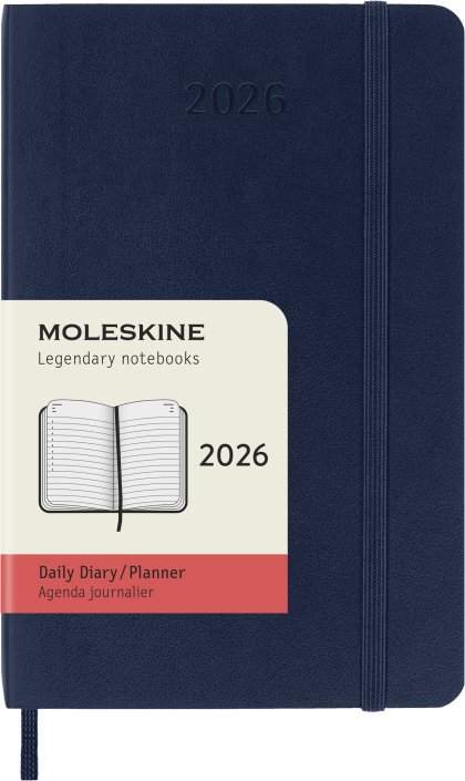 Classic Soft 12M Daily Pocket Sapphire Blue 2026