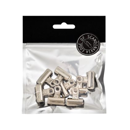 Edge of Scandinavia Bulldogklemme 25mm 8stk Sølv