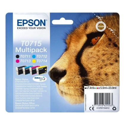 Epson Ink C13T07154012 / T0715 Multipack BK,C,M,Y