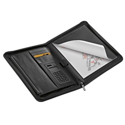Filofax Konferencemappe Metropol med Lommeregner Sort A4