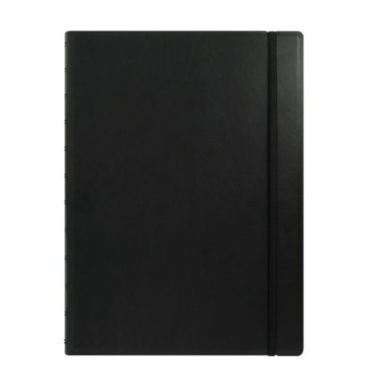 Filofax Notesbog A4 Linjeret Sort