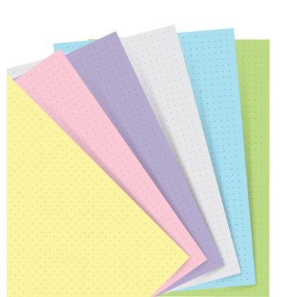 Filofax Notesbog Refill Pocket Pastel Dotted