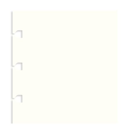 Filofax Notesbog Refill Pocket Ulinjeret