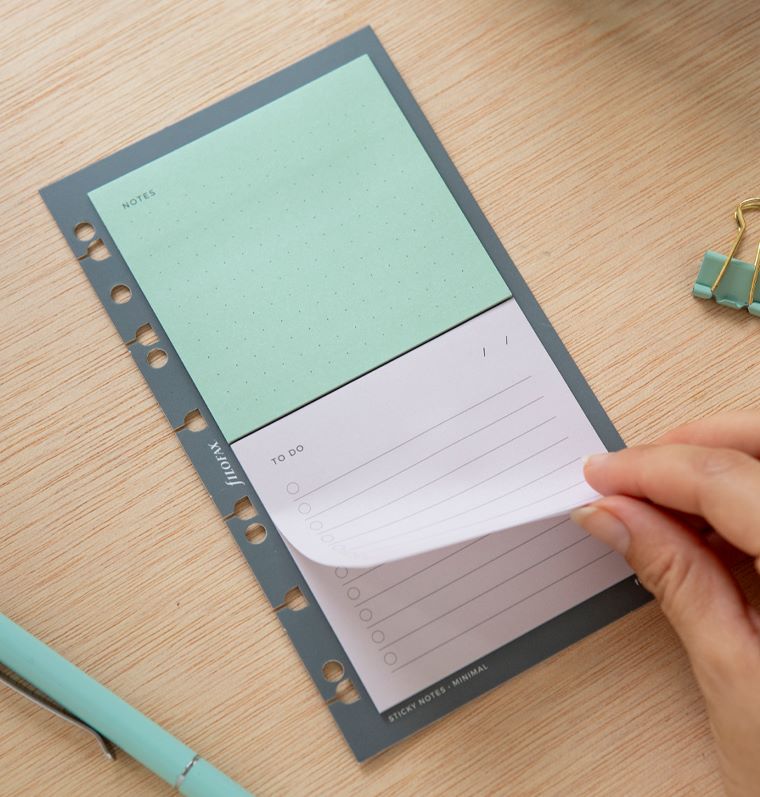 Filofax Sticky Notesblok Minimal - Billede 3