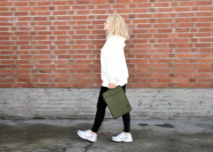 KOZO Computersleeve med Håndtag Olive