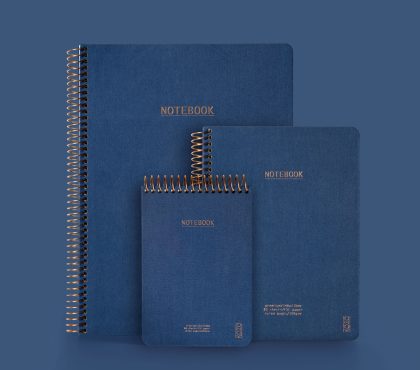 KOZO Notesbog A4 Premium Navy
