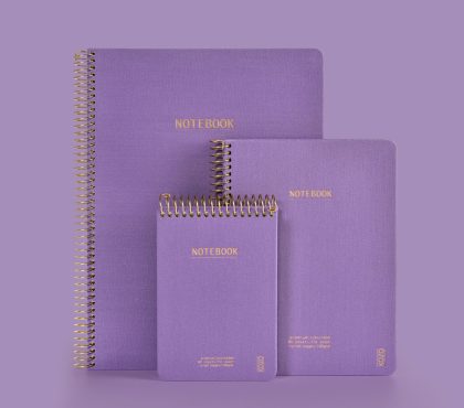 KOZO Notesbog A4 Premium Periwinkle