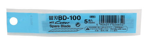 NT Cutter Reservblade BD-100 5 Tube - Billede 2
