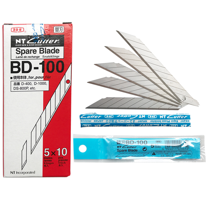 NT Cutter Reservblade BD-100 5 Tube