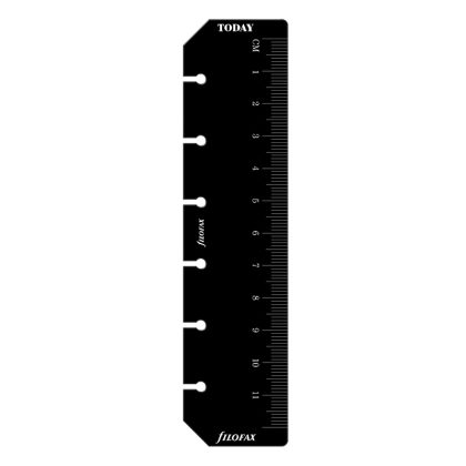Pocket Linjal/Markør Sort