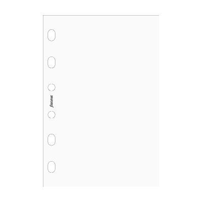 Pocket Noteark Ulinjerede Hvid