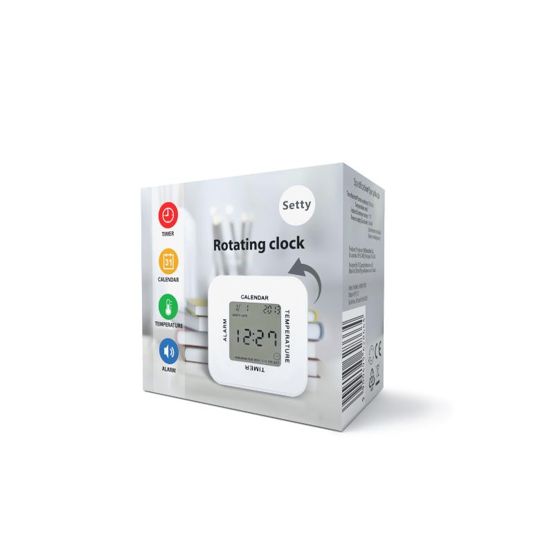 Setty Rotating Clock