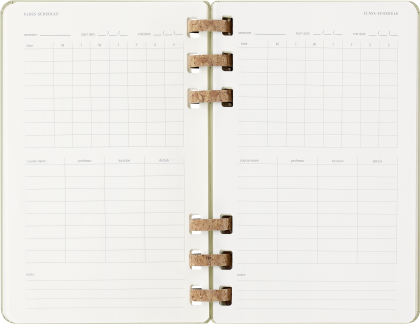 Spiral Academic Hard Planner 12M 25/26 Large Kiwi Green