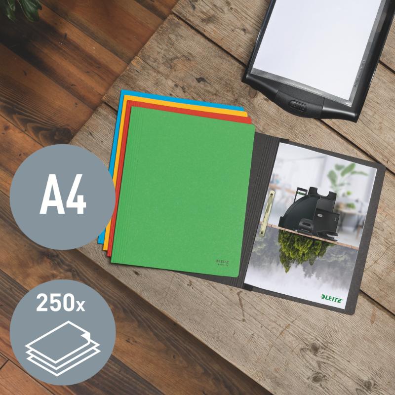 Tilbudsmappe recycle karton A4 grøn - Billede 2