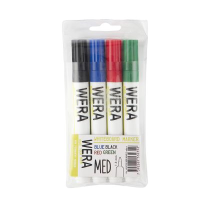 Wera Whiteboardmarker 1-3mm 4 Pakke
