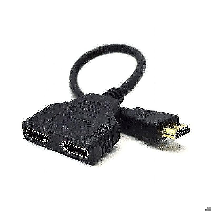 Adapter, HDMI (M) - HDMIx2 (F)