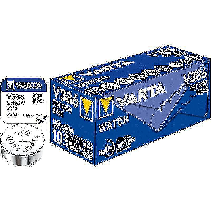 Batteri, knapcelle Varta SR43