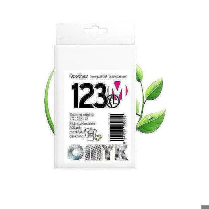 Brother LC123XL M blæk CMYK