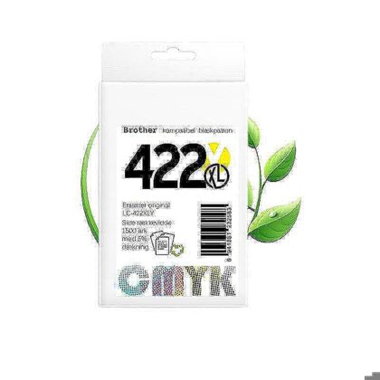 Brother LC422XL Y blæk CMYK