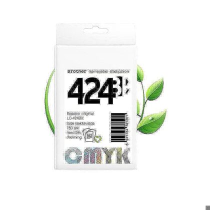 Brother LC424 BK blæk CMYK