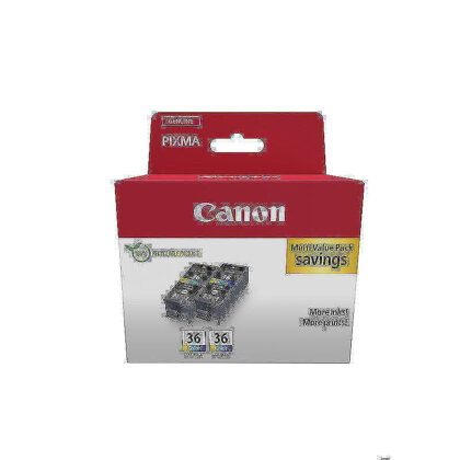 Canon 1511B025 blækpatron 2 stk Original Sort, Blå, Magenta, Gul